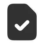 Document Check SVG Icon